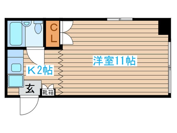 クレール小林の物件間取画像